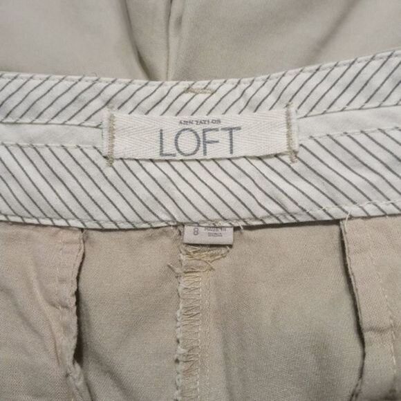 Ann Taylor LOFT Khaki Modern Shorts Size 8 - Picture 8 of 11